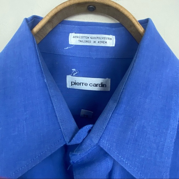 Pierre Cardin || 16 1/2  34/35 Button Down Shirt - Picture 7 of 8